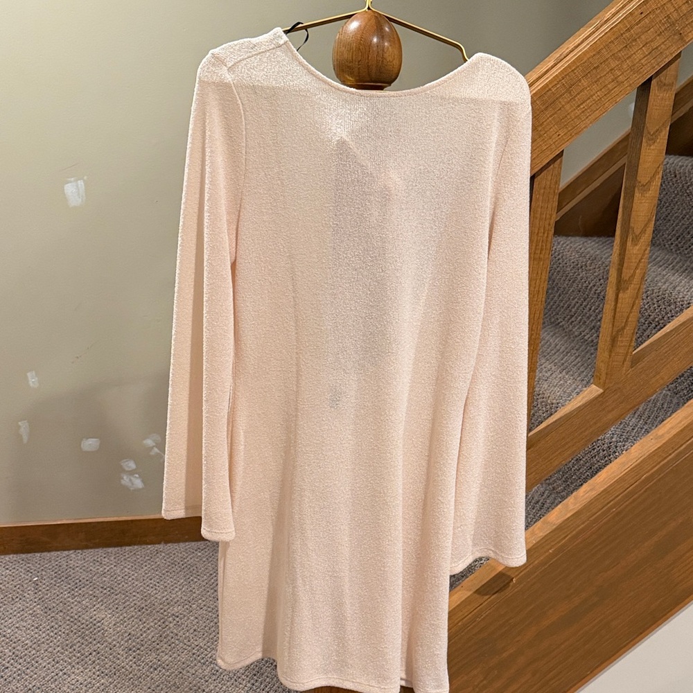 Light Blush Beach Knit Dress
